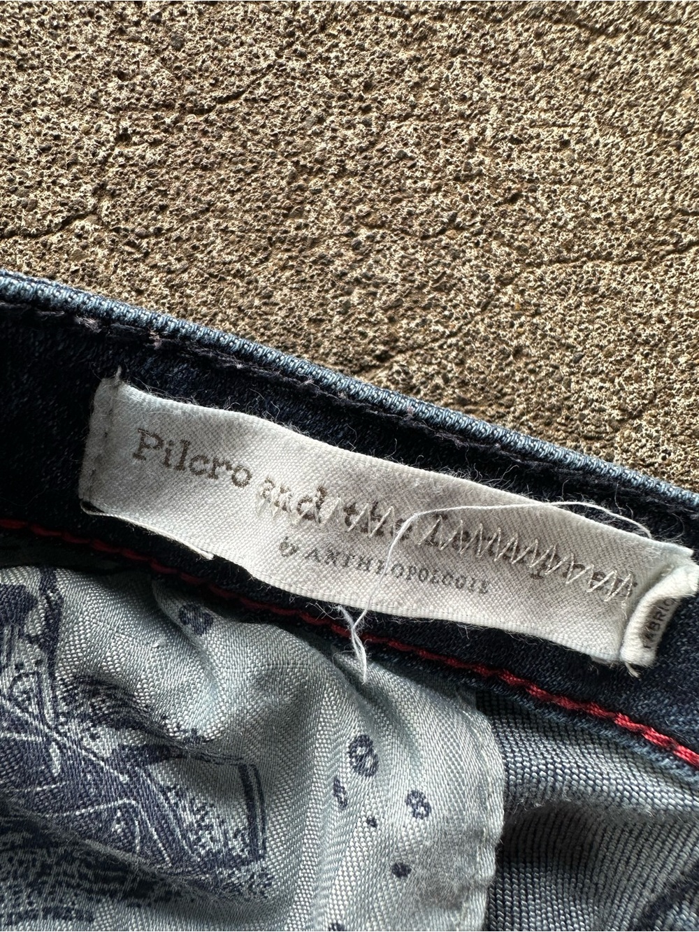 Anthropologie Pilcro High Rise Capri Denim Legging Jeans - Picture 7 of 9